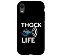 Thock Life Mechanical Keyboard Switch Enthusiast Gamer Coque pour iPhone XR