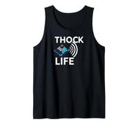 Thock Life Mechanical Keyboard Switch Enthusiast Gamer Débardeur