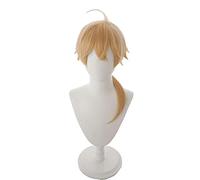Thoma Cosplay Wig Genshin Impact Cosplay Blonde Heat Resistant Synthetic Hair Thoma Cosplay