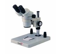 Thomas 1100200600292T Microscope à Zoom trinoculaire stéréo, oculaire WF10x, grossissement x10, Objectif Zoom x4, système Optique Optique, éclairage ambiant, Support de Perche