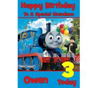 Thomas And Friends - Carte d'Anniversaire "Age 1 Today" - Carton SG31832 (Taille unique) (Coloré)