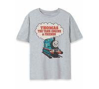 Thomas and Friends Gris Vintage Train T-shirt à manches courtes Homme
