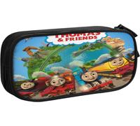 Thomas And Friends Trousse À Crayons De Couleur Grande Capacité Avec Fermeture Éclair Pour Crayons De Coloriage Aquarelle, Stylos Gel Et Marqueurs Pour Artiste