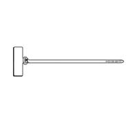 Thomas & Betts ABB Stotz S&J T&B Colliers de câble 212x2,4 mm naturel TY553M Quantité:100