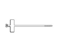 Thomas & Betts ABB Stotz S&J T&B Colliers de câble 92x2,4 mm naturel TY551M Quantité:100