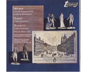 Thomas Blees - Weber, Danzi, Stamitz: Cello Ctos. [Import]