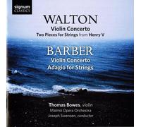 Thomas Bowes - Walton-Barber : Concertos pour Violon