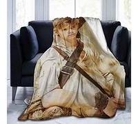 Thomas Brodie-Sangster Couverture en micro polaire ultra douce avec impression 3D - Couverture de lit en peluche super douce et légère pour adultes et enfants - 152,4 x 127 cm