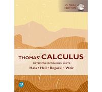 Maurice Weir – Thomas' Calculus – Unités SI