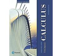 Thomas' Calculus, Single Variable