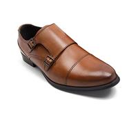 Thomas Crick Homme Boycie Mocassin à Sangles, Peau, 46.5 EU