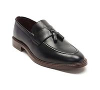 Thomas Crick Homme Clayton Semelle de Mocassin, Noir, 44.5 EU