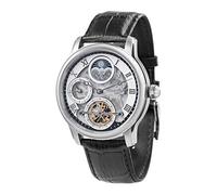 Thomas Earnshaw ES-8063 Montre automatique pour homme avec bracelet en cuir 44 mm