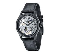 Thomas Earnshaw Mixte Adulte Squelette Mécanique Montre avec Bracelet en Cuir ES-8049-04