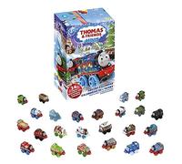 Thomas et ses Amis Calendrier de l’avent MINIS Cadeau de noël, avec 24 trains miniatures et véhicules pour enfants, HRF89