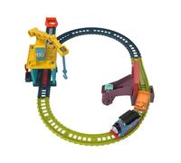 Thomas et ses Amis - Circuit motorisé La Piste De Carly Et Sandy - Figurine 1er âge - 3 ans et +