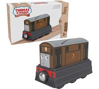 Thomas & Friends Train Toby Train en bois à pousser pour tout-petits et enfants d'âge préscolaire à partir de 2 ans (Exclusivité Amazon)