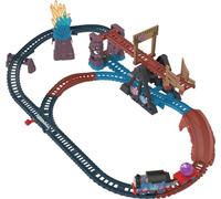 Thomas & Friends Fisher-Price Thomas et ses Amis Les Aventures de la Grotte de Cristal avec locomotive motorisée Thomas, pont basculant et 2,5 mètres de piste, Jouet Enfant, Dès 3 ans, HMC28