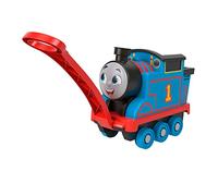 Thomas & Friends Fisher-Price Thomas et ses Amis Locomotive à tirer aux couleurs de Thomas, avec espace de rangement, la locomotive bleue n° 1, Jouet Enfant, Dès 2 ans, HHN32