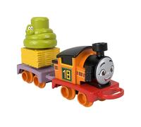 Thomas & Friends Locomotive à Pousser Thomas et Ses Amis Ma Première Nia, Train avec Marchandise à empiler pour Les Enfants à partir de 18 Mois, HYG34