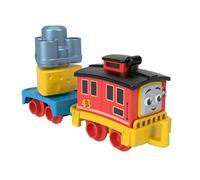 Thomas & Friends Locomotive à Pousser Thomas et Ses Amis Mon Premier Fourgon-Frein Bruno, Train avec Marchandise à empiler pour Les Enfants à partir de 18 Mois, HXP56