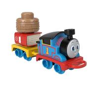 Thomas & Friends Locomotive à pousser Thomas et ses Amis Mon Premier Thomas, train avec marchandise à empiler pour les enfants à partir de 18 mois, HXP52
