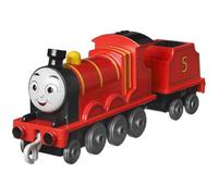 Thomas & Friends Locomotive James en métal Thomas et ses Amis de Fisher-Price, locomotive à pousser pour enfants à partir de 3 ans, HDY62