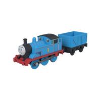 THOMAS & FRIENDS Locomotive motorisée Thomas et Wagon | Locomotive et wagon à piles pour enfants, personnage classique de la série ferroviaire, JLL45