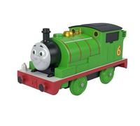 THOMAS & FRIENDS Locomotive sonore Percy Parlant, Train Grand Format avec Bouton-Poussoir pour activer des Sons de Train et des Phrases Issues de la série, JRW09