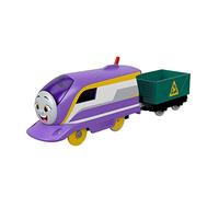 Thomas & Friends Thomas et ses Amis Locomotive motorisé Kana, locomotive à piles avec wagon, interrupteur sur le dessus, à collectionner, Jouet Enfant, Dès 3 ans, HDY69