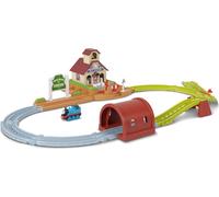 Thomas & Friends Toy Train Set by Fisher-Price, Bell Station Playset with Push-