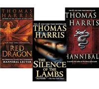 Thomas Harris 3 Book Paperback Set (The Silence of the Lambs, Red Dragon, Hannibal)