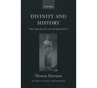 Thomas Harrison Divinity and History (Poche) Oxford Classical Monographs