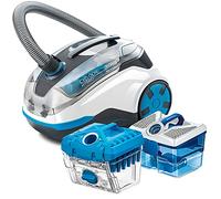THOMAS Hybrid LED PARQUET 786551, Aspirateur cyclonique et hygiénique, Blanc/Bleu
