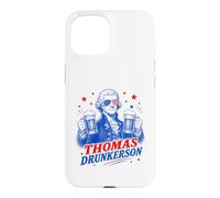 Thomas Jefferson Drunkerson Funny Vintage USA Beer Lovers Coque pour iPhone 15
