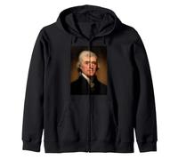 Thomas Jefferson Portrait du Président des États-Unis Père fondateur Sweat à Capuche