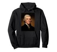 Thomas Jefferson Portrait du Président des États-Unis Père fondateur Sweat à Capuche