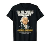 Thomas Jefferson Professeur d'Histoire T-Shirt Graphique avec Valeur