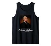 Thomas Jefferson Troisième président des États-Unis 4 Juillet Débardeur