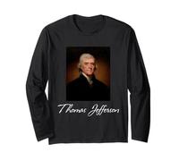 Thomas Jefferson Troisième président des États-Unis 4 Juillet Manche Longue
