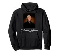 Thomas Jefferson Troisième président des États-Unis 4 Juillet Sweat à Capuche
