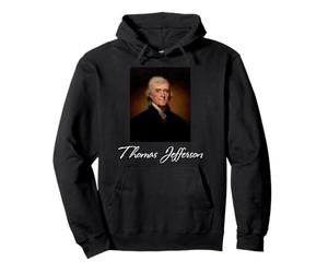 Thomas Jefferson Troisième président des États-Unis 4 Juillet Sweat à Capuche