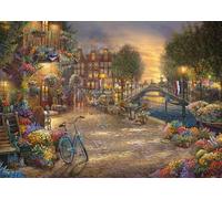Thomas Kinkade, Amsterdam, Puzzle de 1000 pièces