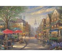 Puzzle 1000 pièces - Kinkade : Un café à Munich FR Schmidt