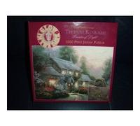 Thomas Kinkade glow in the Dark Puzzle-Juliannes cottage Multicolore G