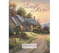 Thomas Kinkade: Land im Licht Kalender 2027: Kunstvoller Wandkalender mit idyllischen Gemälden und Bibelzitaten. Einzigartiger Kunst-Kalender. 34 x 44 cm. Hochformat.