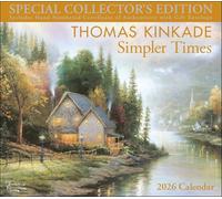 Andrews McMeel – Calendrier mural – Thomas Kinkade Édition Collector 2026 – Deluxe avec tirage