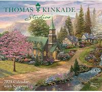 Thomas Kinkade Studios 2023 Deluxe Wall Calendar With Scripture