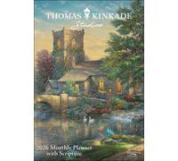 Thomas Kinkade Studios 2026 Monthly Pocket Planner Calendar With Scripture