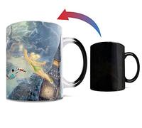 Thomas Kinkade's "Tinker Bell and Peter Pan Fly To Neverland" Morphing Mug(Tasses à café)